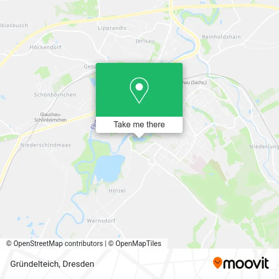 Карта Gründelteich