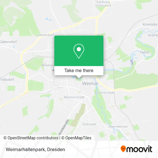 Weimarhallenpark map