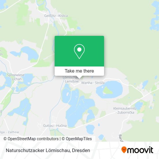 Карта Naturschutzacker Lömischau