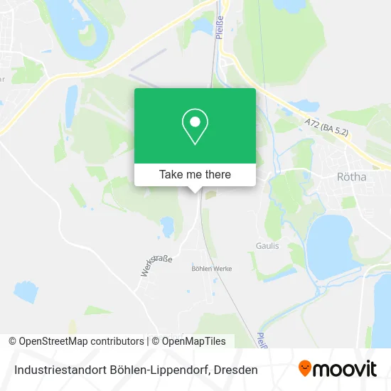 Карта Industriestandort Böhlen-Lippendorf