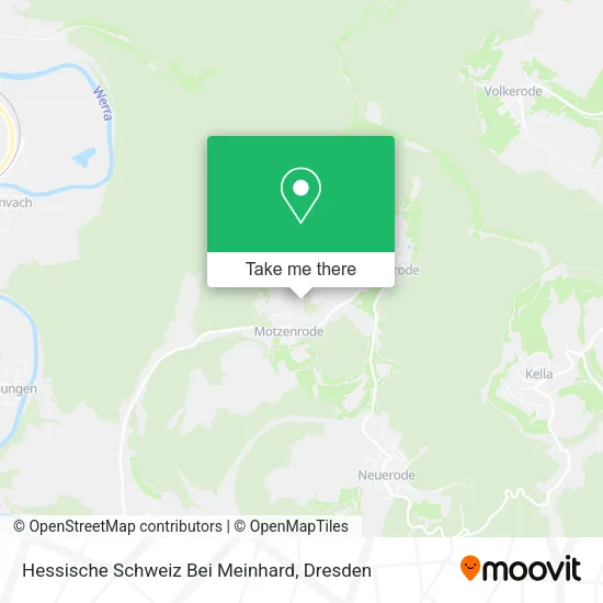 Карта Hessische Schweiz Bei Meinhard