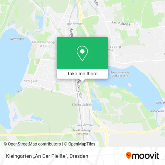 Карта Kleingärten „An Der Pleiße“