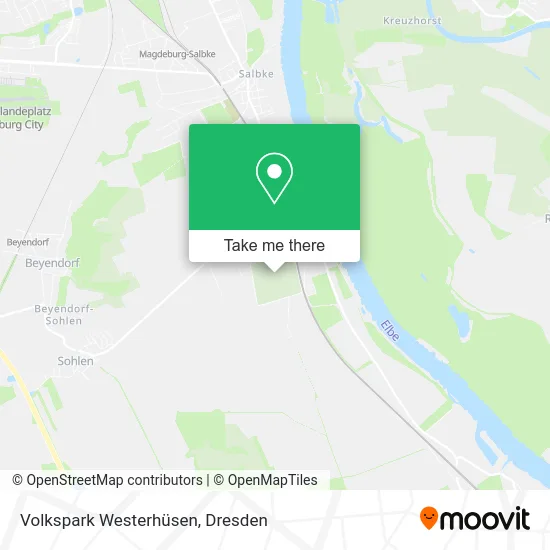 Карта Volkspark Westerhüsen