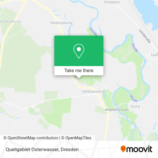 Карта Quellgebiet Osterwasser