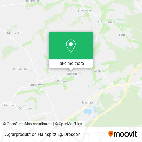 Agrarproduktion Hainspitz Eg map