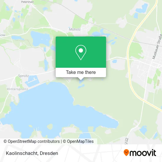 Карта Kaolinschacht