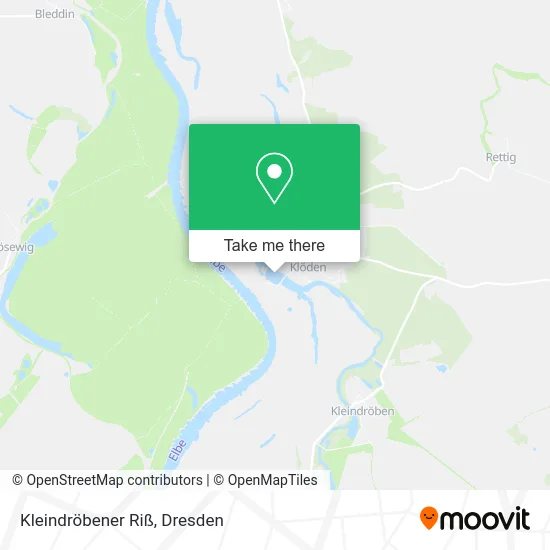 Карта Kleindröbener Riß