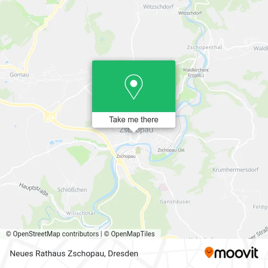 Карта Neues Rathaus Zschopau