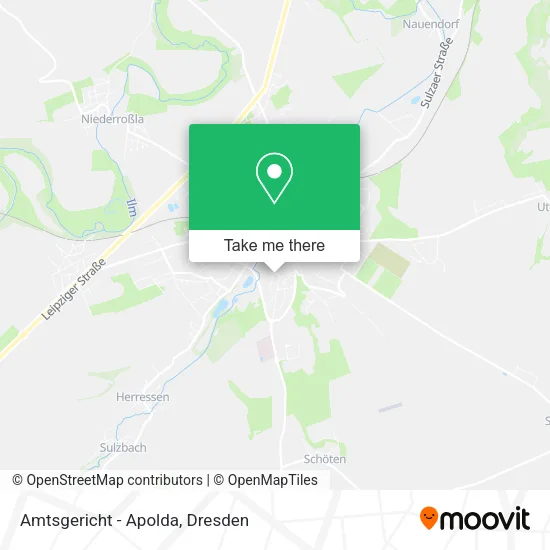 Карта Amtsgericht - Apolda