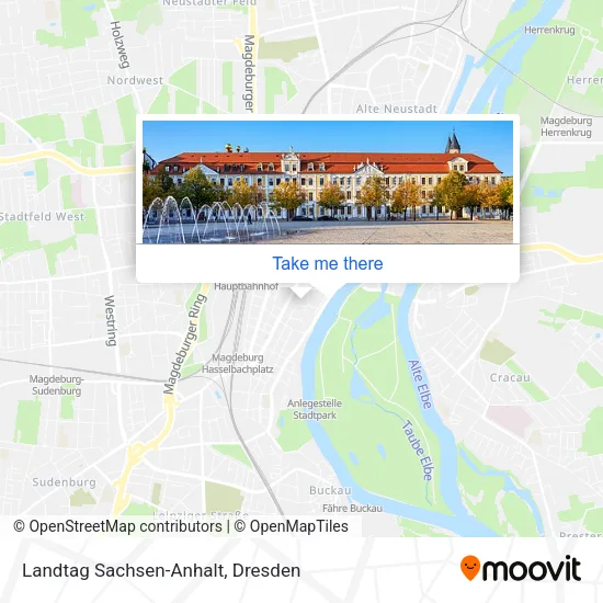 Карта Landtag Sachsen-Anhalt