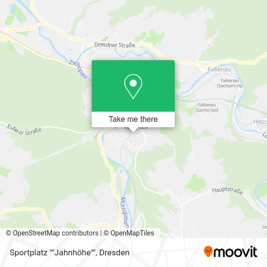 Карта Sportplatz ""Jahnhöhe""