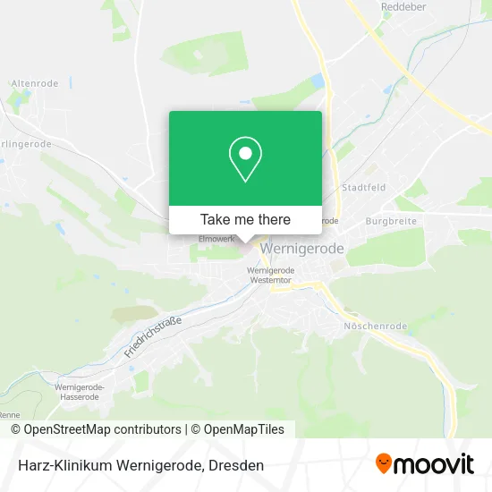 Карта Harz-Klinikum Wernigerode