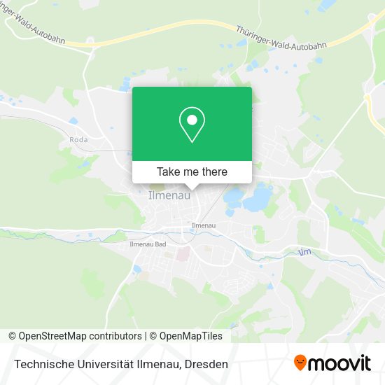 Карта Technische Universität Ilmenau