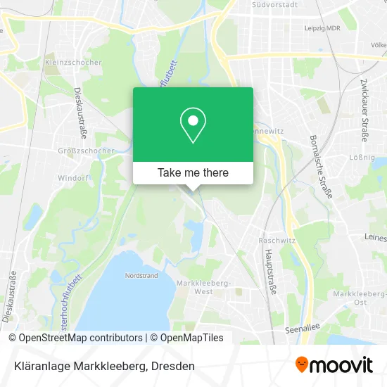 Карта Kläranlage Markkleeberg