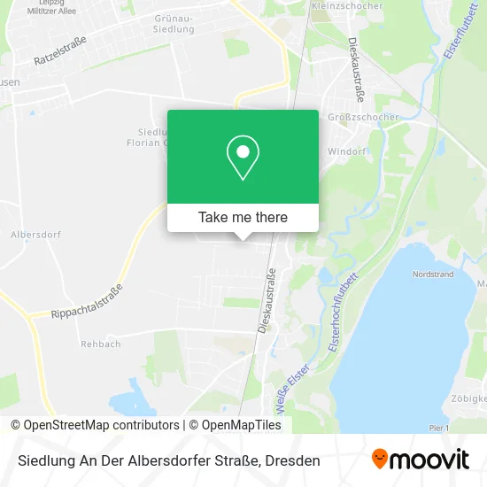 Карта Siedlung An Der Albersdorfer Straße