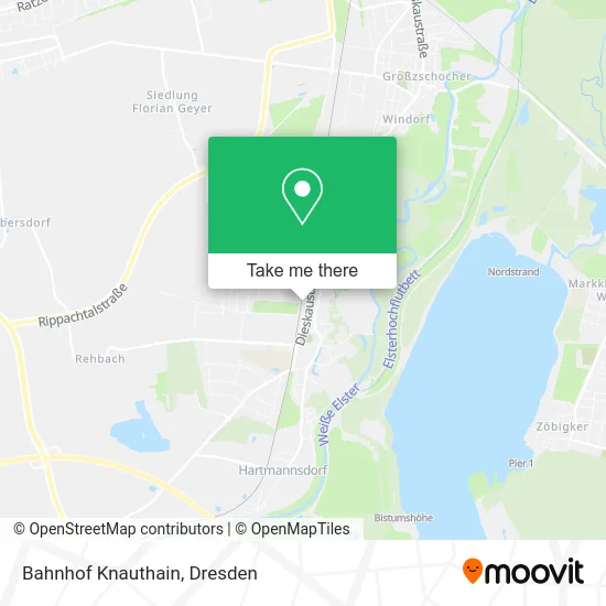 Карта Bahnhof Knauthain