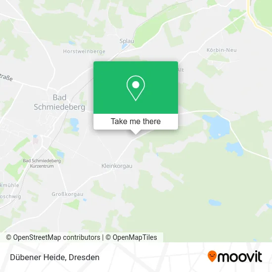 Карта Dübener Heide