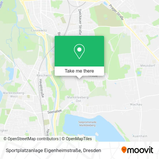 Карта Sportplatzanlage Eigenheimstraße