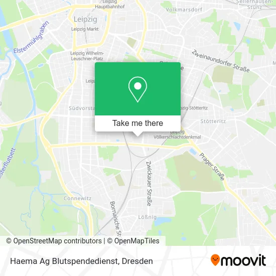 Карта Haema Ag Blutspendedienst