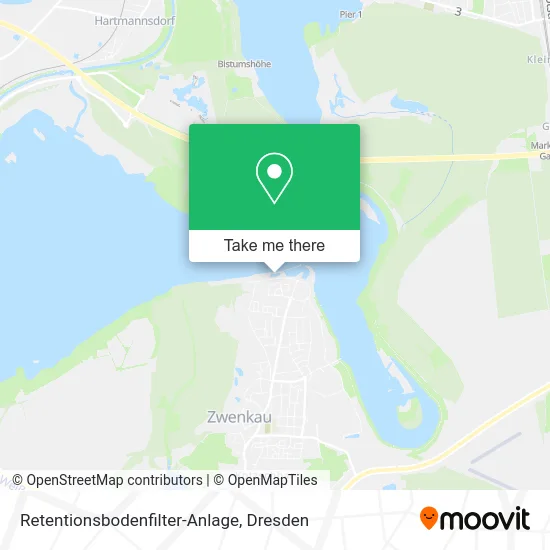 Карта Retentionsbodenfilter-Anlage