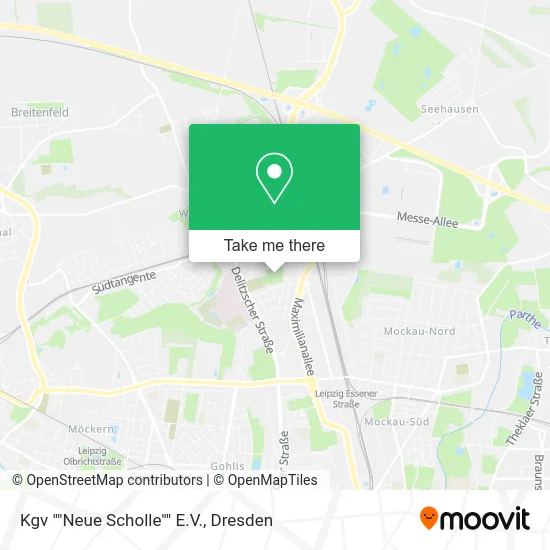 Карта Kgv ""Neue Scholle"" E.V.