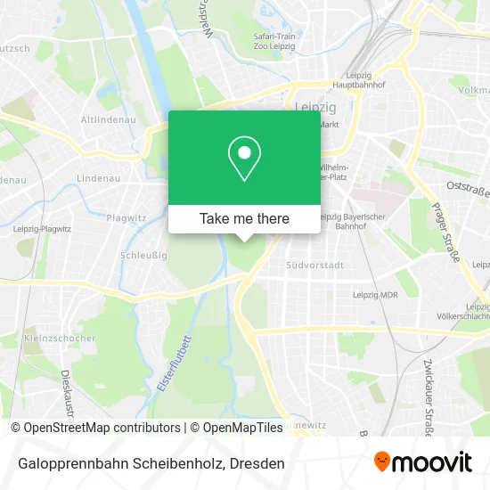 Карта Galopprennbahn Scheibenholz