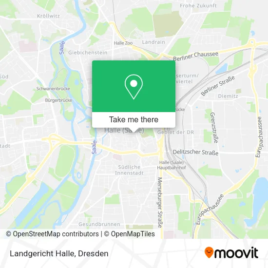 Карта Landgericht Halle