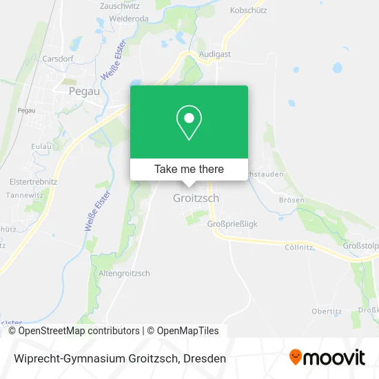 Wiprecht-Gymnasium Groitzsch map