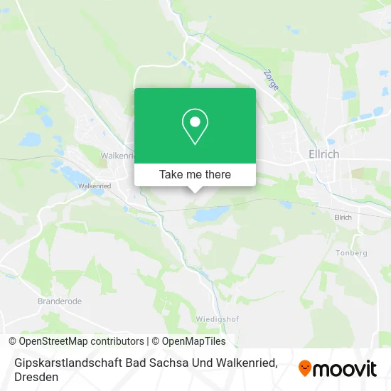 Карта Gipskarstlandschaft Bad Sachsa Und Walkenried