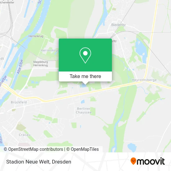 Карта Stadion Neue Welt