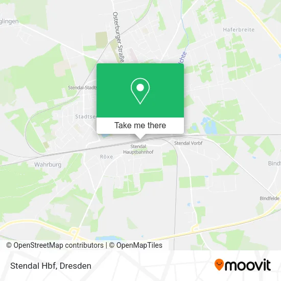 Карта Stendal Hbf