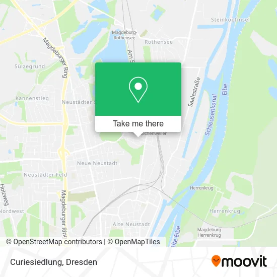 Карта Curiesiedlung