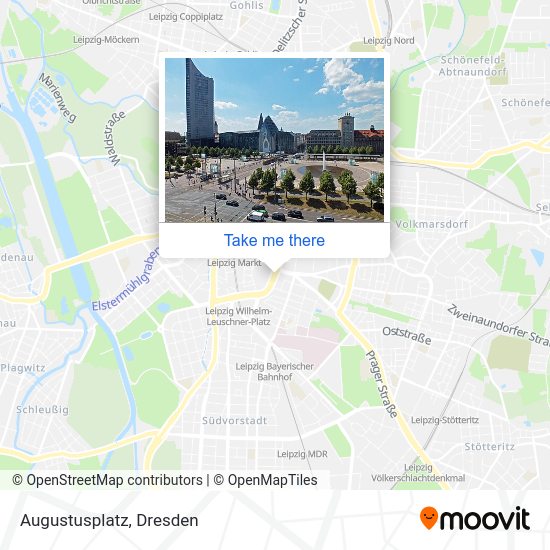 Карта Augustusplatz