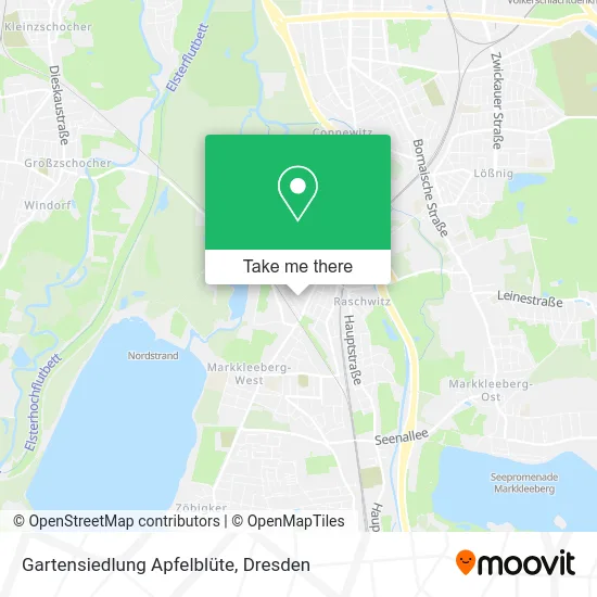 Карта Gartensiedlung Apfelblüte