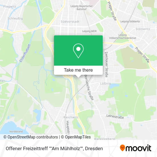 Карта Offener Freizeittreff ""Am Mühlholz""