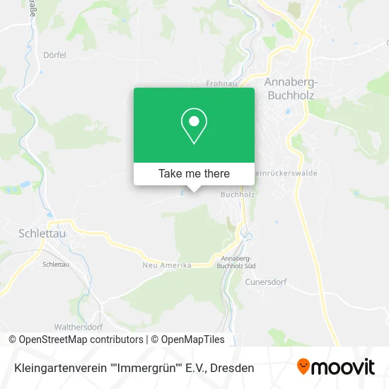 Карта Kleingartenverein ""Immergrün"" E.V.