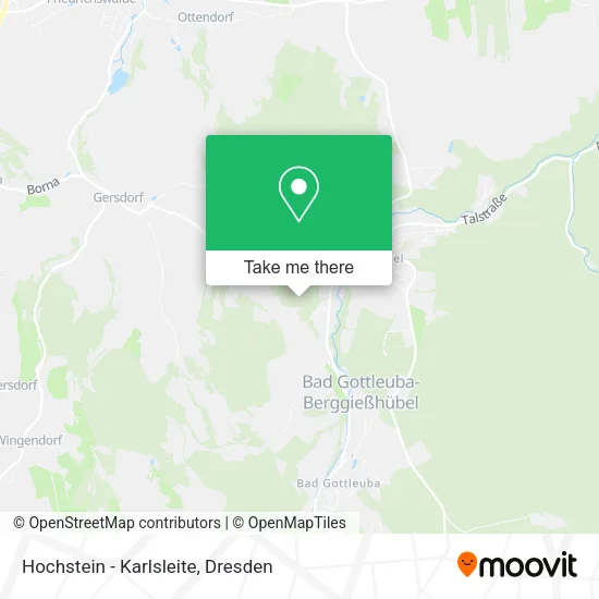 Карта Hochstein - Karlsleite