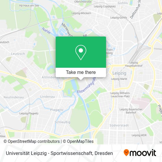 Карта Universität Leipzig - Sportwissenschaft