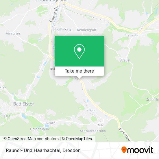 Карта Rauner- Und Haarbachtal