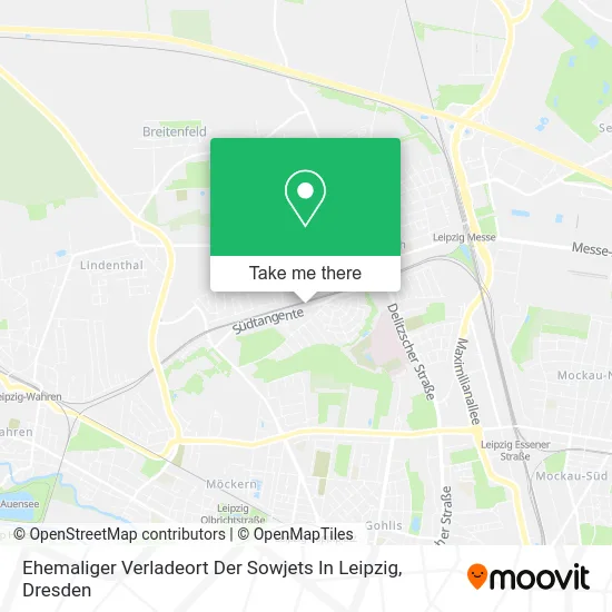 Карта Ehemaliger Verladeort Der Sowjets In Leipzig