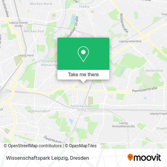 Карта Wissenschaftspark Leipzig