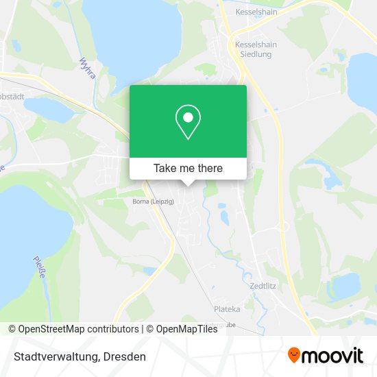 Карта Stadtverwaltung
