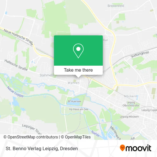 Карта St. Benno Verlag Leipzig