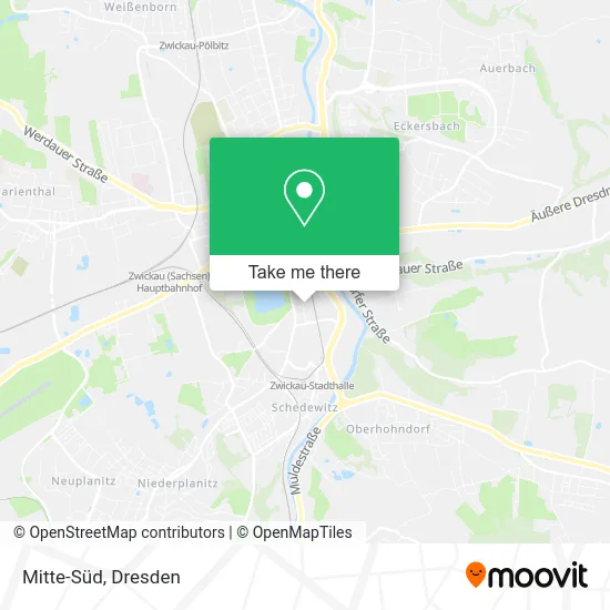 Карта Mitte-Süd