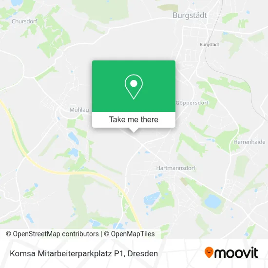 Карта Komsa Mitarbeiterparkplatz P1