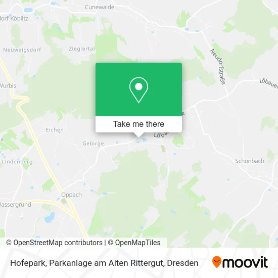 Карта Hofepark, Parkanlage am Alten Rittergut