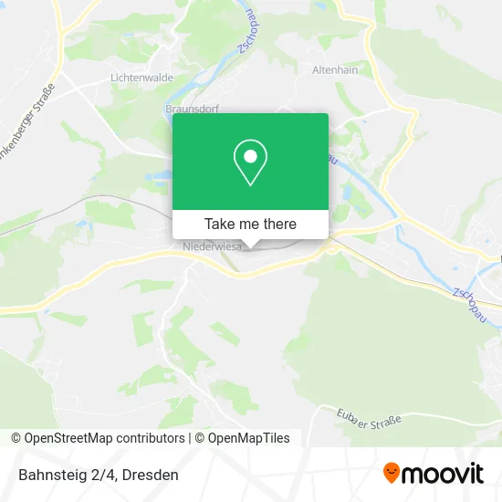 Карта Bahnsteig 2/4