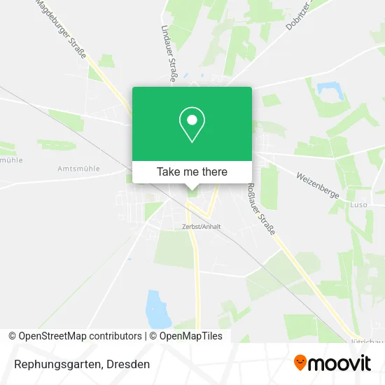 Карта Rephungsgarten