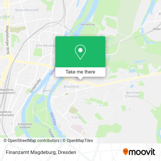 Карта Finanzamt Magdeburg