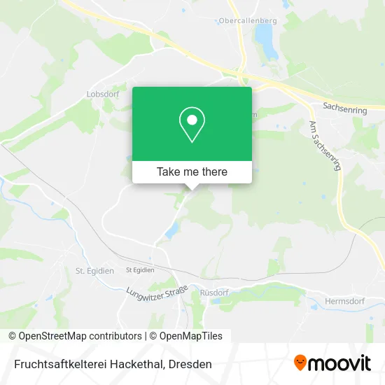 Карта Fruchtsaftkelterei Hackethal
